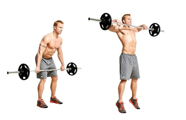 Tập vai sau và trước cho nam giới